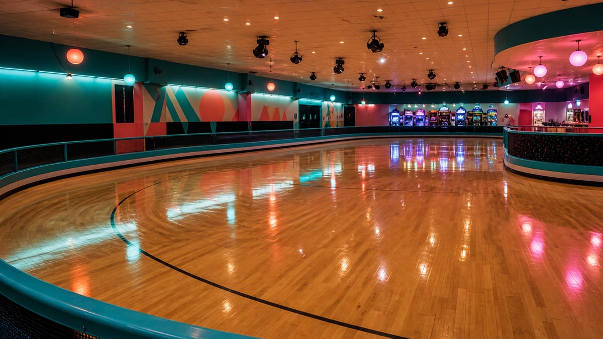 Garfield Park Outdoor Roller Rink in Chicago, Illinois
